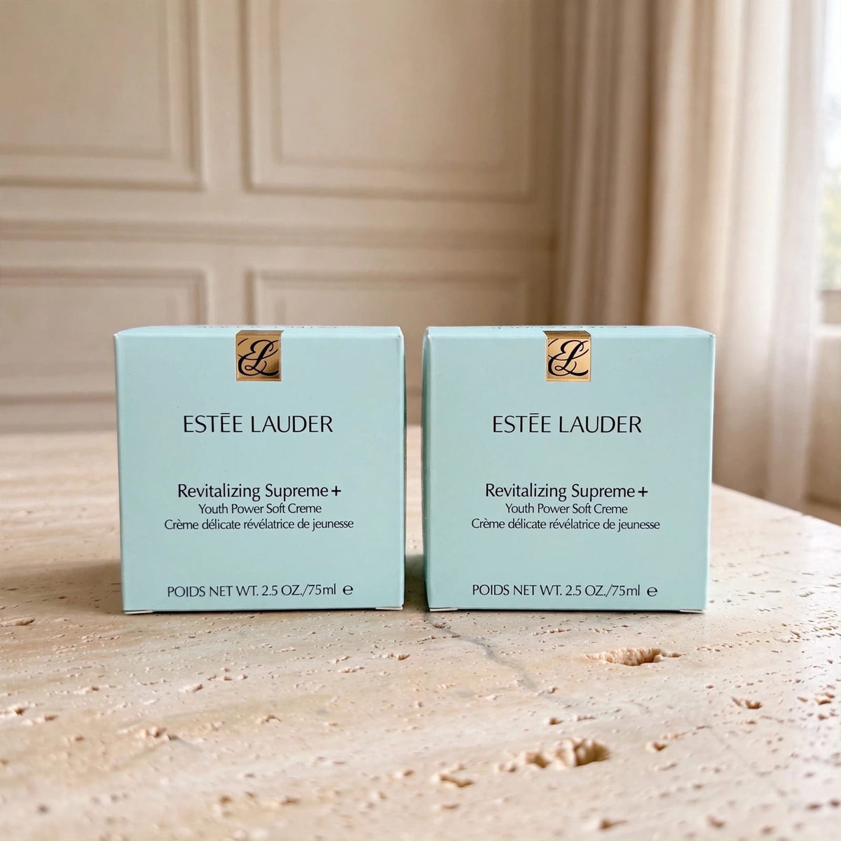 Estee Lauder Revitalizing Supreme+ Youth Power Soft Creme - 75ml 2.5oz - Pack of 2 - Anti-Aging Moisturizer