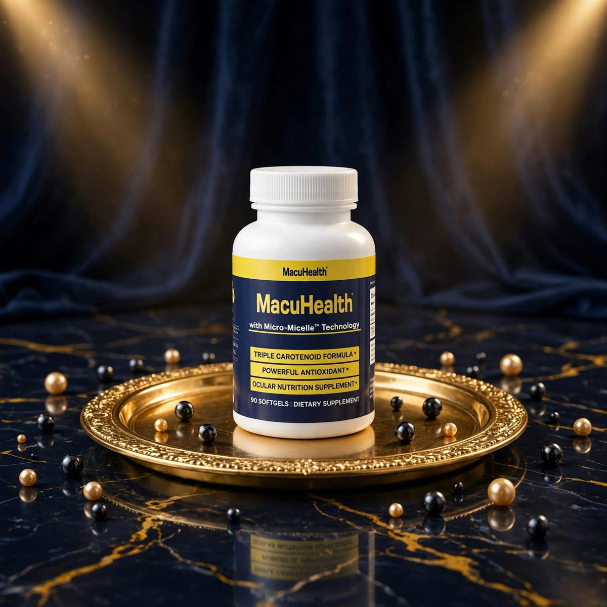 MacuHealth with Micro-Micelle Technology - Triple Carotenoid Formula - Eye Health & Antioxidant - 90 Softgels
