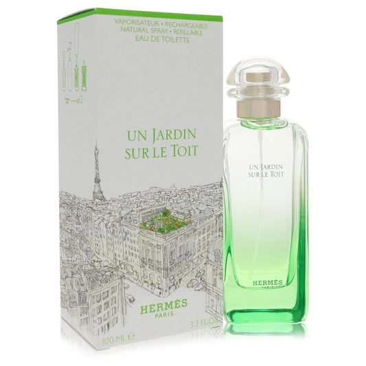 Title: Hermes Un Jardin Sur Le Toit EDT 100ml - Green Floral Unisex Perfume