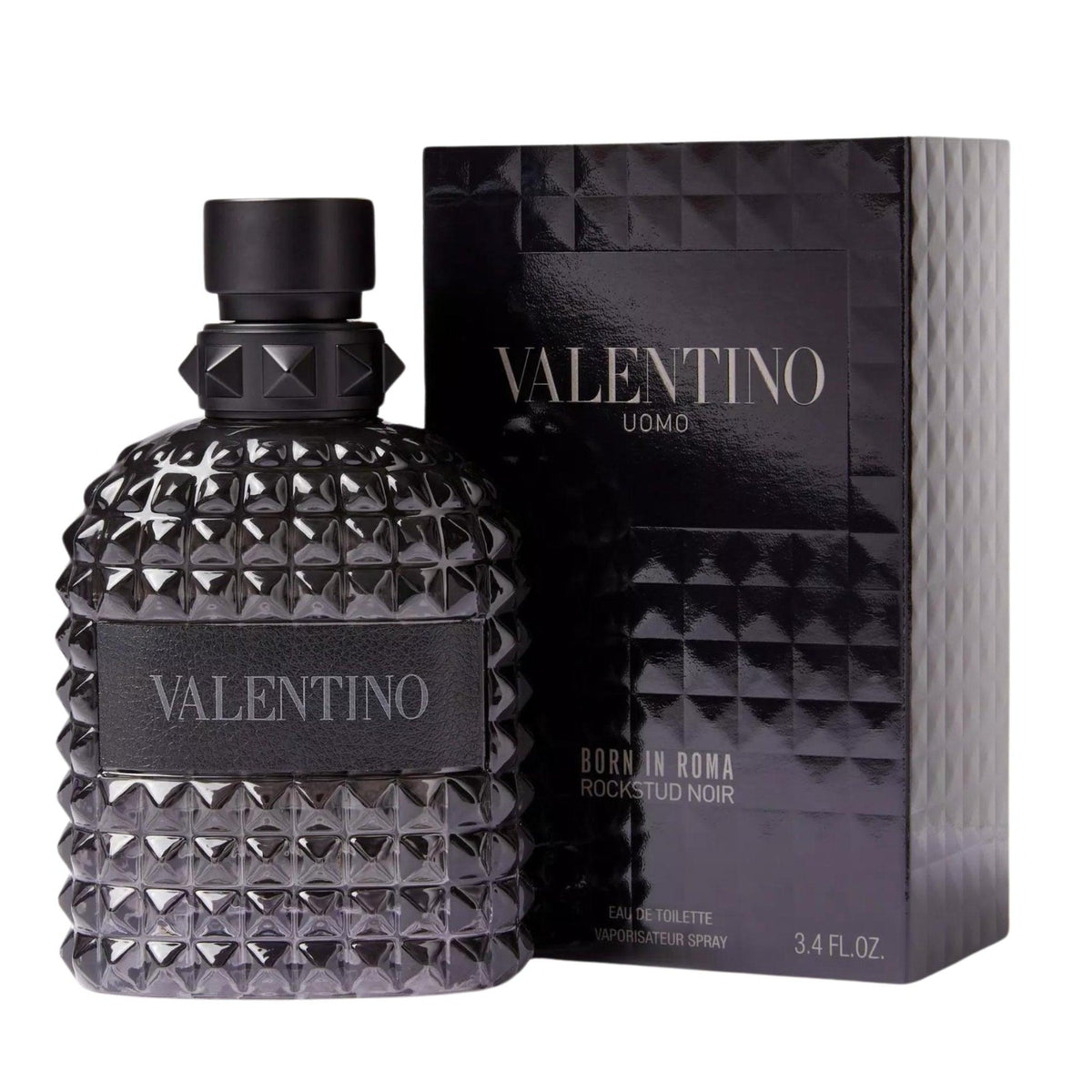 Valentino Uomo Born In Roma Rockstud Noir EDT 100ml For Men | Luxury Dark Vanilla Perfume