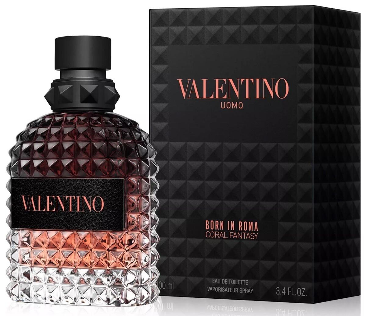 Valentino Uomo Born In Roma Coral Fantasy EDT 100ml For Men | Sweet Fruity Luxury Perfume