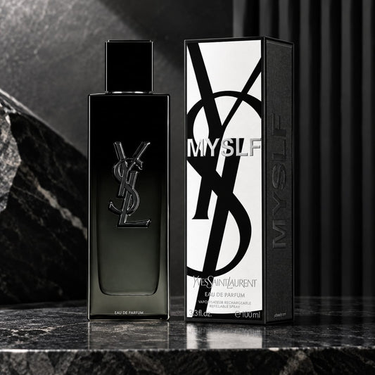 MYSLF By Yves Saint Laurent - Eau de Parfum For Men - 100ml 3.3 FL.OZ - Refillable Luxury Cologne