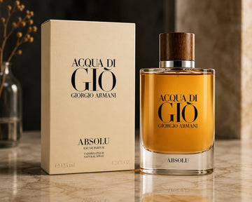 Giorgio Armani Acqua Di Gio Absolu Eau De Parfum For Men - 120ml | Warm Aquatic & Woody Luxury Perfume