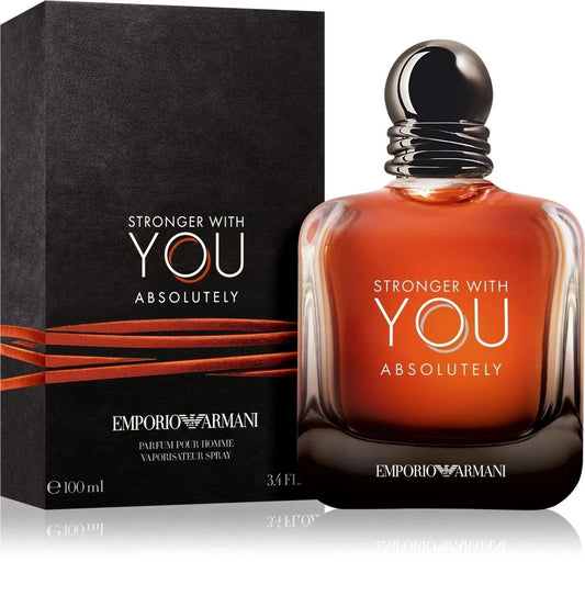 Emporio Armani Stronger With You Absolutely Parfum 100ml For Men | Intense Vanilla Liqueur