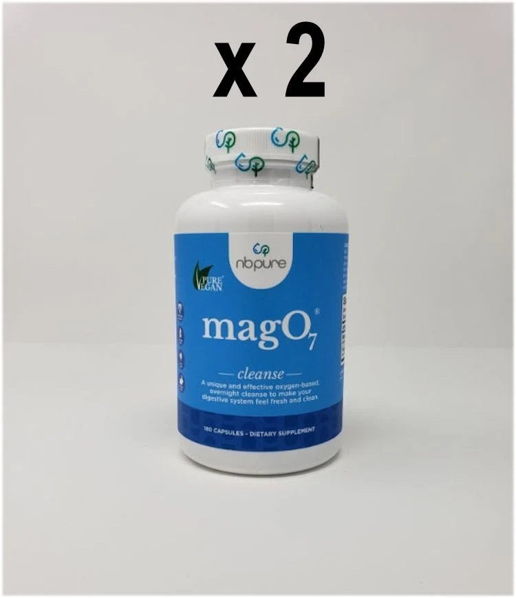 NB Pure MagO7 Cleanse, 2 PACK, 180 Capsules (360 total), Oxygen-based cleanse