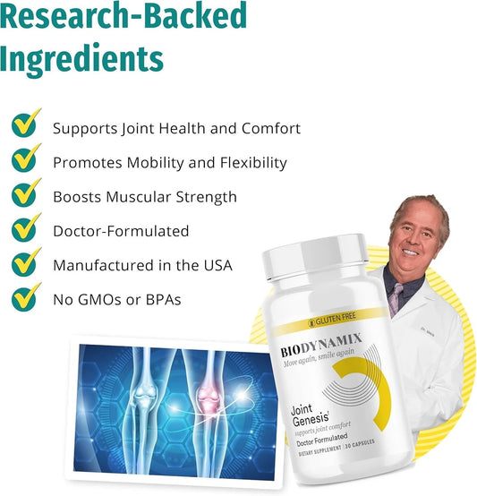 Joint Genesis BioDynamix - Advanced Joint Support Supplement - 30 Capsules